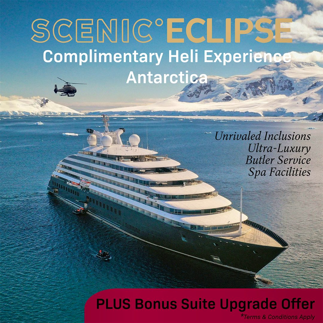 Scenic Eclipse Antarctica & Chilean Fjords Club Offer