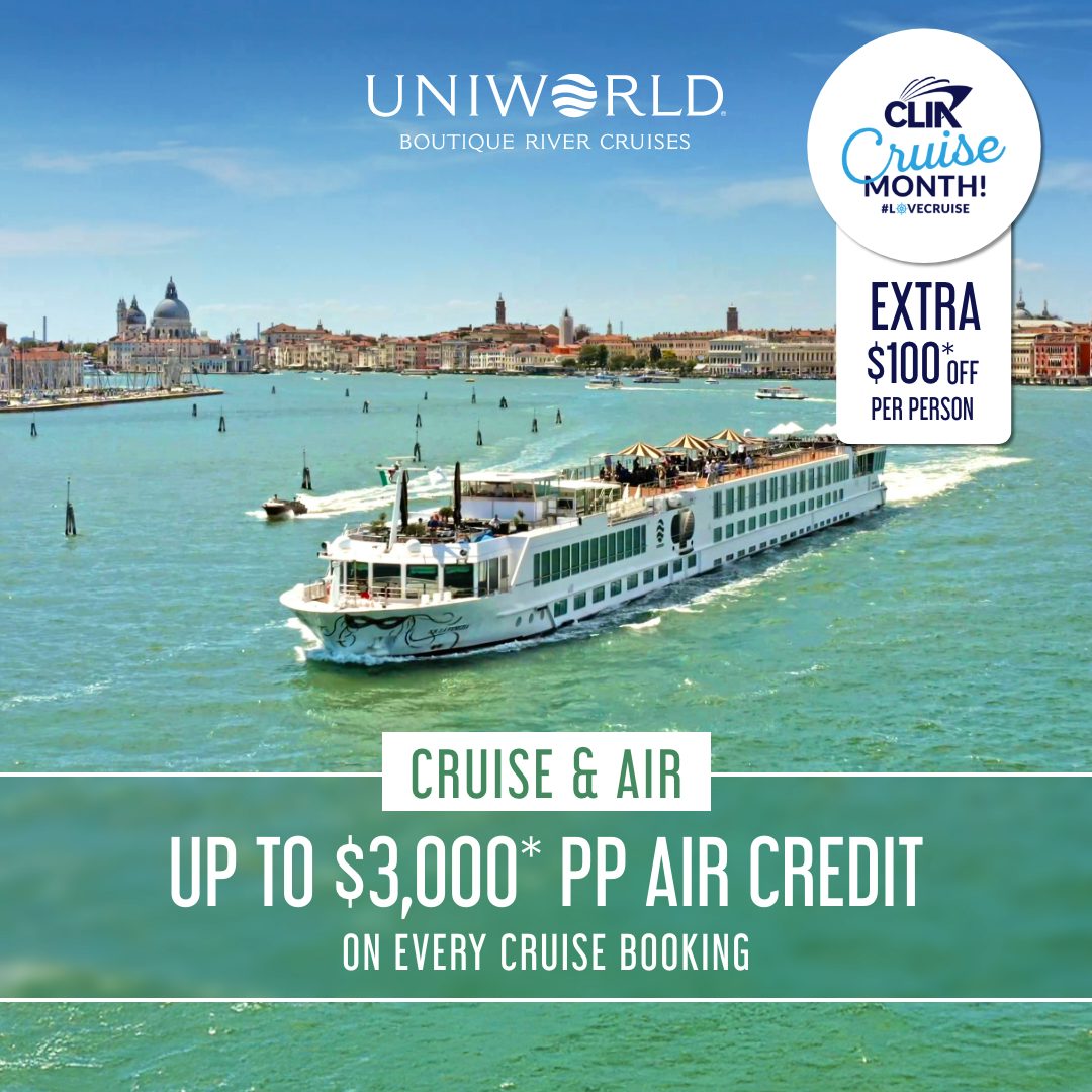 Uniworld Boutique River Cruises CLIA Cruise Month Offer