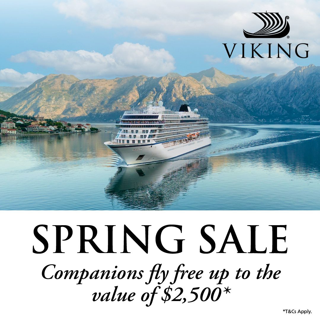 Viking Ocean Spring Sale - Companion Fly Free Offer
