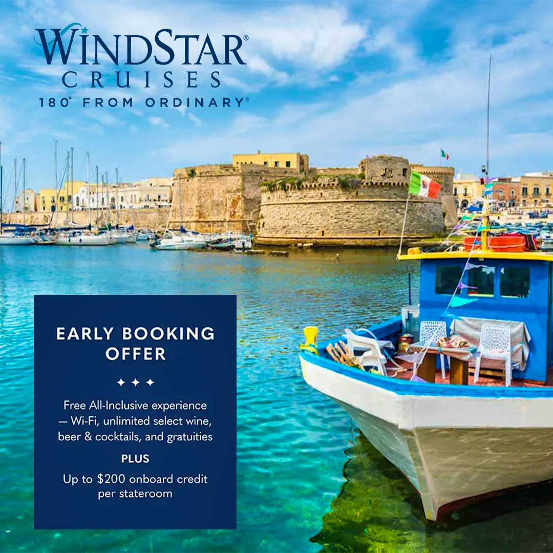 Windstar Cruises Early Booking Offer