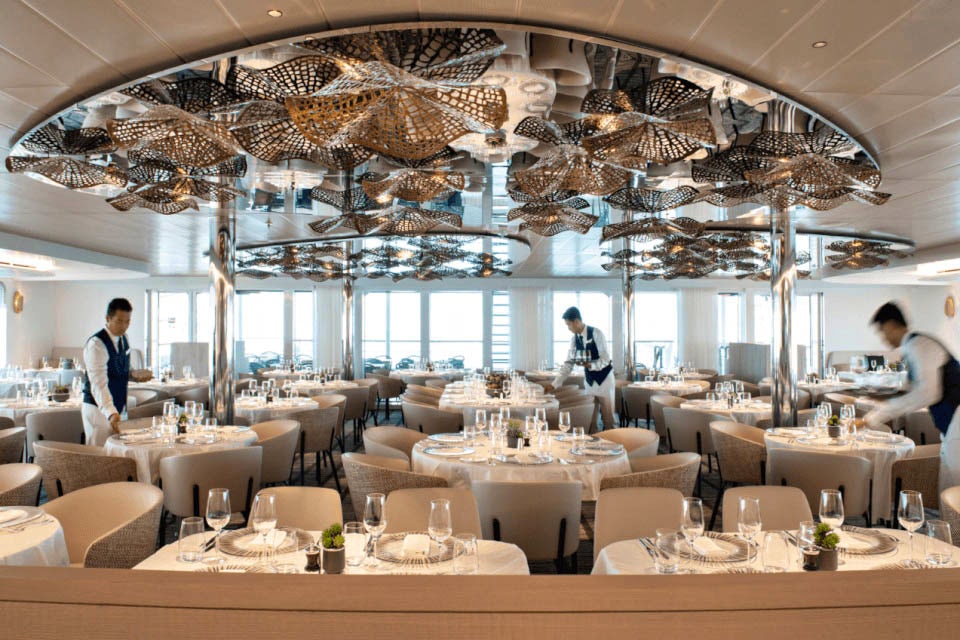 Dining with Ponant Cruises
