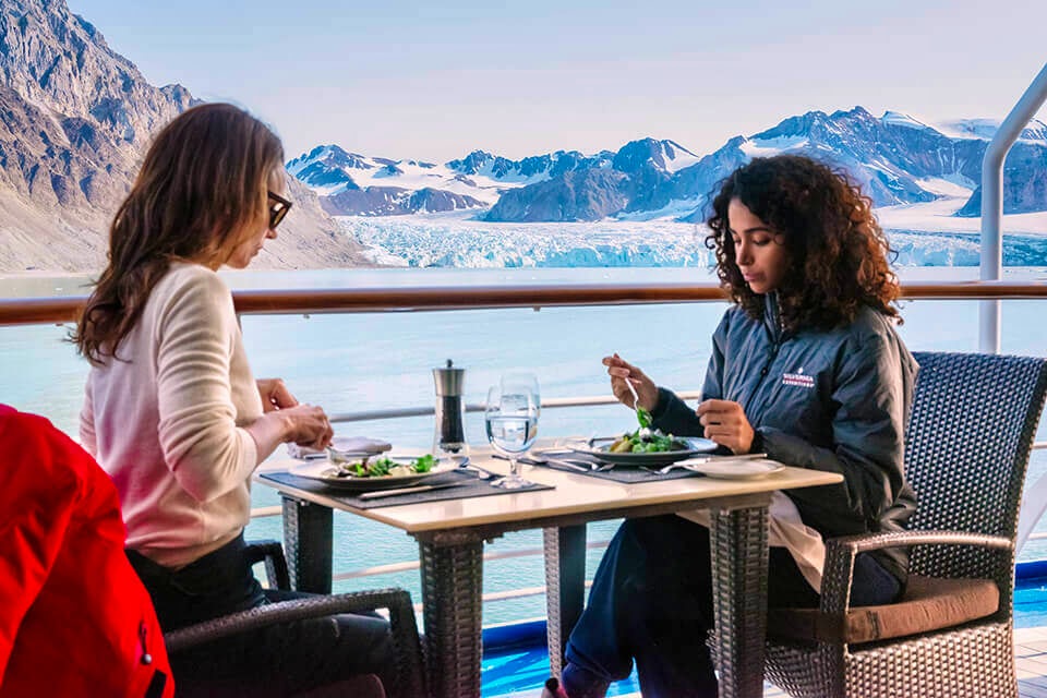 Dining with Silversea Cruises