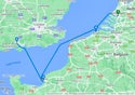 Rotterdam,Zeebrugge,Le Havre,Southampton