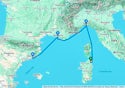 Olbia,Genoa,Marseille,Barcelona