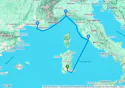 Cagliari,Civitavecchia,Genoa,Marseille