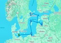 Warnemunde,Gdynia,Visby,Riga,Stockholm
