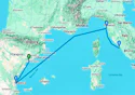 Tarragona,Valencia,Livorno,Civitavecchia