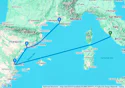 Civitavecchia,Valencia,Tarragona,Marseille