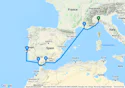 Italy, France, Spain, Portugal