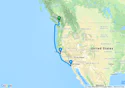 5-DAY PACIFIC COASTAL CRUISE - I671A