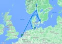 Zeebrugge,Copenhagen,Oslo,Hamburg