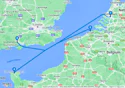 Southampton,Rotterdam,Cherbourg,Zeebrugge,Southampton