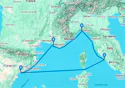 Tarragona,Civitavecchia,Genoa,Marseille,Tarragona