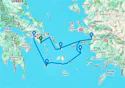 Athens (Lavrion) to Athens (Piraeus)