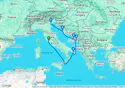 Rome (Civitavecchia) to Venice