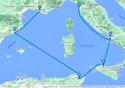 Marseille,Barcelona,La Goulette,Palermo,Naples,Livorno