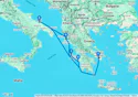 Piraeus,Katakolon,Cefalonia,Corfu,Bari,Piraeus