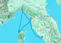 Monte Carlo to Rome (Civitavecchia)
