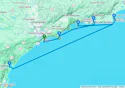 Santos,Ilhabela,Rio de Janeiro,Ilha Grande,Buzios,Paranagua