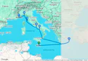 Valletta to Nice