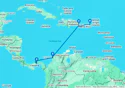 Panama City to San Juan