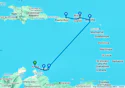 Aruba to San Juan