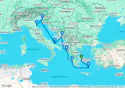 7-DAY GREEK ISLES FROM ATHENS TO VENICE: SANTORINI, OLYMPIA & CROATIA
