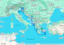 7-DAY GREEK ISLES FROM ATHENS TO VENICE: SANTORINI, OLYMPIA & CROATIA