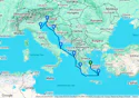7-DAY GREEK ISLES FROM ATHENS TO VENICE: SANTORINI, OLYMPIA & CROATIA