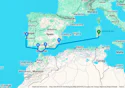 Cagliari to Lisbon