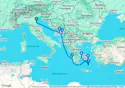 7-DAY GREEK ISLES FROM VENICE TO ATHENS: MYKONOS, MONTENEGRO & CROATIA