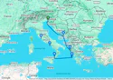 Italy, Greece and Croatia - Q717A