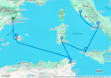 Barcelona to Civitavecchia