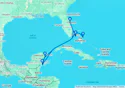 Port Canaveral,Ocean Cay,Nassau,Cozumel,Costa Maya,Port Canaveral