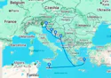 Fusina to Valletta