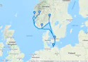 Denmark, Germany, Norway