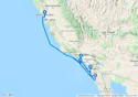 Classic California Coast Cruise - R624N