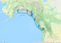 Vancouver to Seward (Anchorage