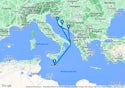 Central Mediterranean         Cruise - A614