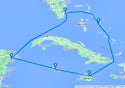 7-DAY WESTERN CARIBBEAN: GREATER ANTILLES & MEXICO - U568