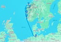 Hamburg,Alesund,Bergen,Olden,Haugesund,Hamburg