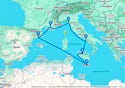 Marseille,La Spezia,Naples,Palermo,Valletta,Barcelona,Marseille