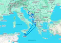 Central Mediterranean         Cruise - A716
