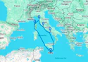 Western Mediterranean         Cruise - A625