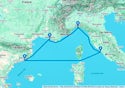 Civitavecchia,Genoa,Marseille,Genoa,Marseille,Barcelona,Civitavecchia