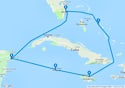 7-DAY WESTERN CARIBBEAN: GREATER ANTILLES & MEXICO - J567
