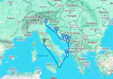 Rome (Civitavecchia) to Venice