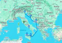 Rome (Civitavecchia) to Venice