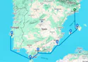 Barcelona to Lisbon