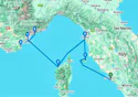 Rome (Civitavecchia) to Monte Carlo